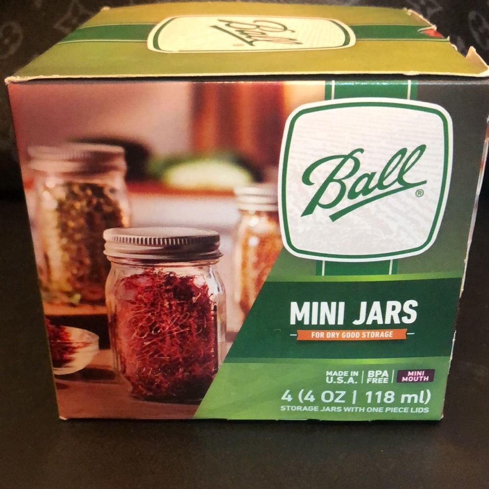 Rare mini mason jars